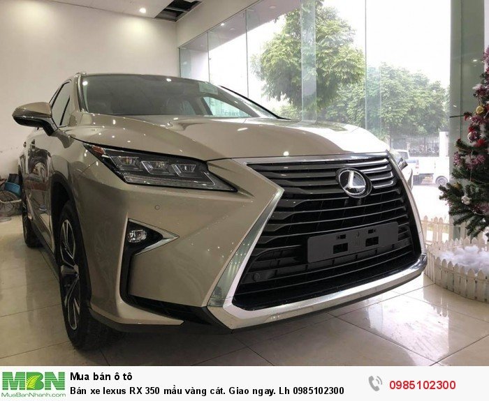 Bán xe lexus RX 350 mầu vàng cát. Giao ngay.