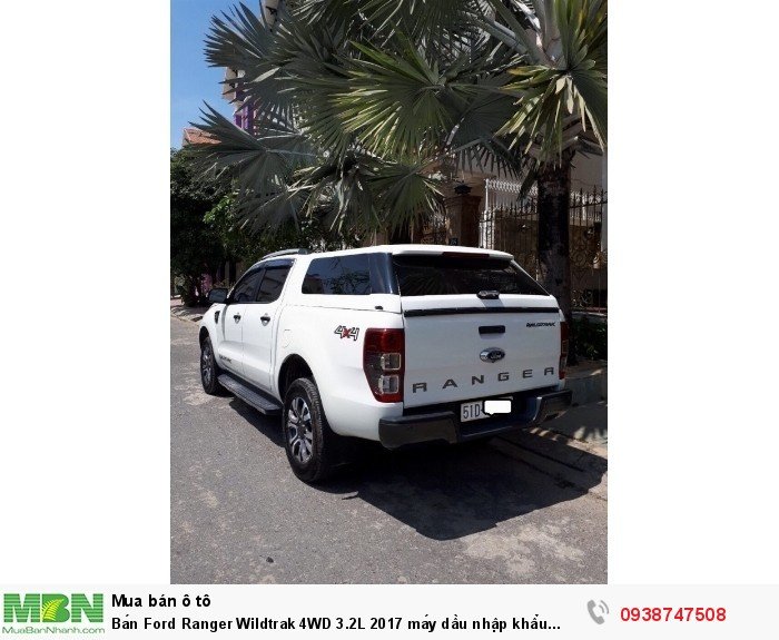 Bán Ford Ranger Wildtrak 4WD 3.2L 2017 máy dầu nhập khẩu Thái Lan bstp