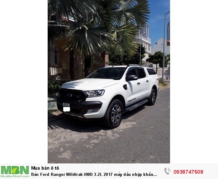 Bán Ford Ranger Wildtrak 4WD 3.2L 2017 máy dầu nhập khẩu Thái Lan bstp