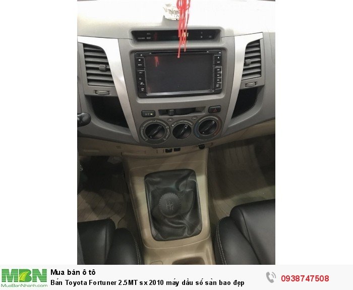 Bán Toyota Fortuner 2.5MT sx 2010 máy dầu số sàn bao đẹp