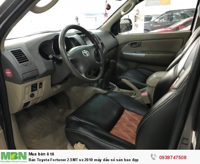 Bán Toyota Fortuner 2.5MT sx 2010 máy dầu số sàn bao đẹp