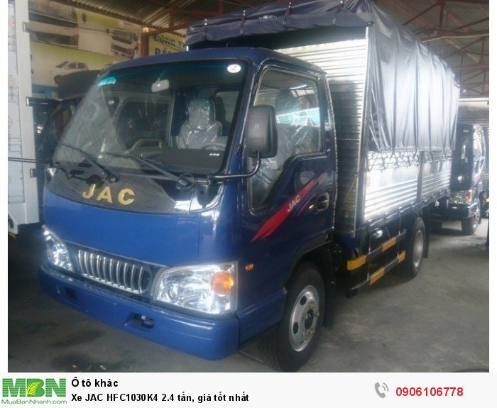 Xe JAC HFC1030K4 2.4 tấn, giá tốt nhất