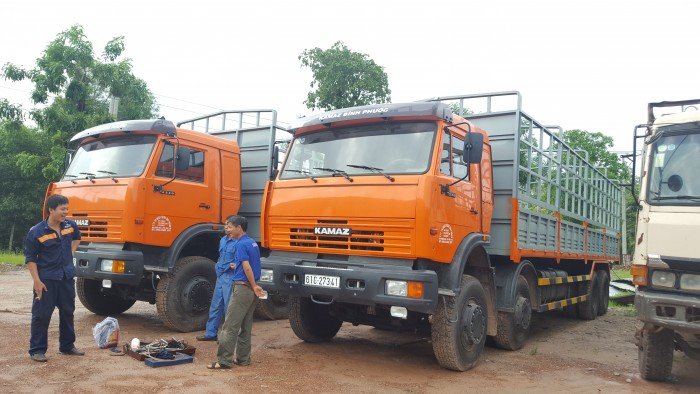 Bán Kamaz thùng 4 giò nhập khẩu thùng 9m | Bán xe tải thùng Kamaz 18 tấn Nhập khẩu [ trả góp] thùng 9m