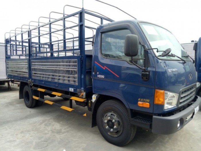 Đại lý chính hãng xe tải Huyndai HD99 6,5 tấn/ DoThanh HD99 thùng mui bạt 6,5 tấn giá tốt