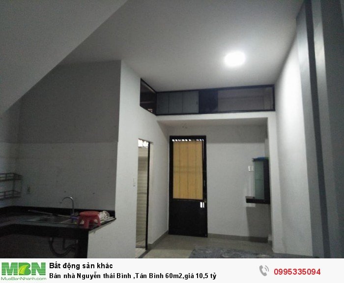 Bán nhà Nguyễn thái Bình ,Tân Bình 60m2,giá 10,5 tỷ