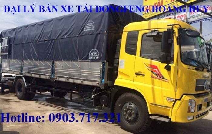 Bán xe tải DongFeng B190 – 9T15 – 9150Kg – 9150Kg có 2 tầng số giá tốt giao xe ngay