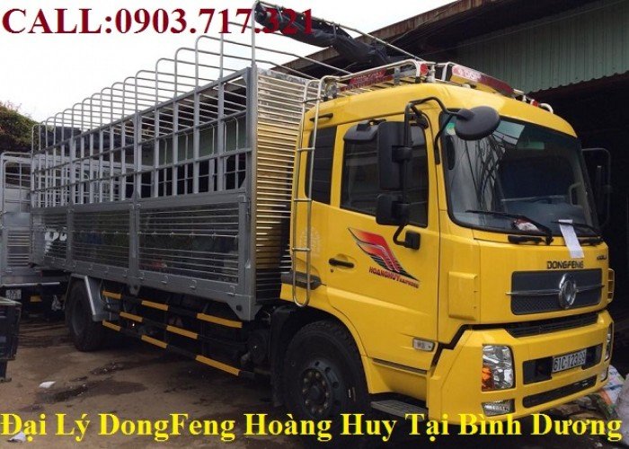 Bán xe tải DongFeng B190 – 9T15 – 9150Kg – 9150Kg có 2 tầng số giá tốt giao xe ngay