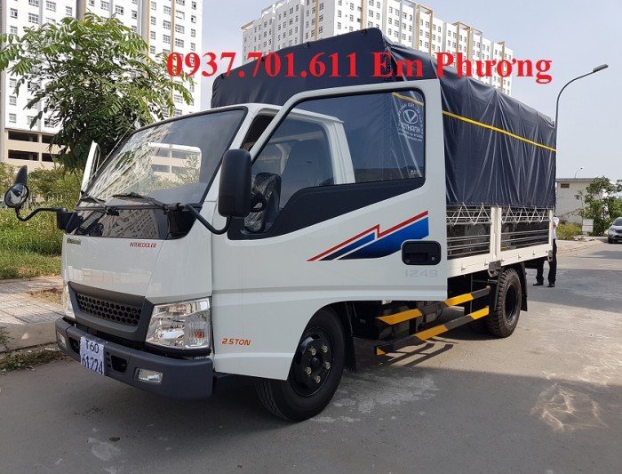 Xe tải iz49 2t4 thùng bật giá rẻ hỗ trợ vay góp