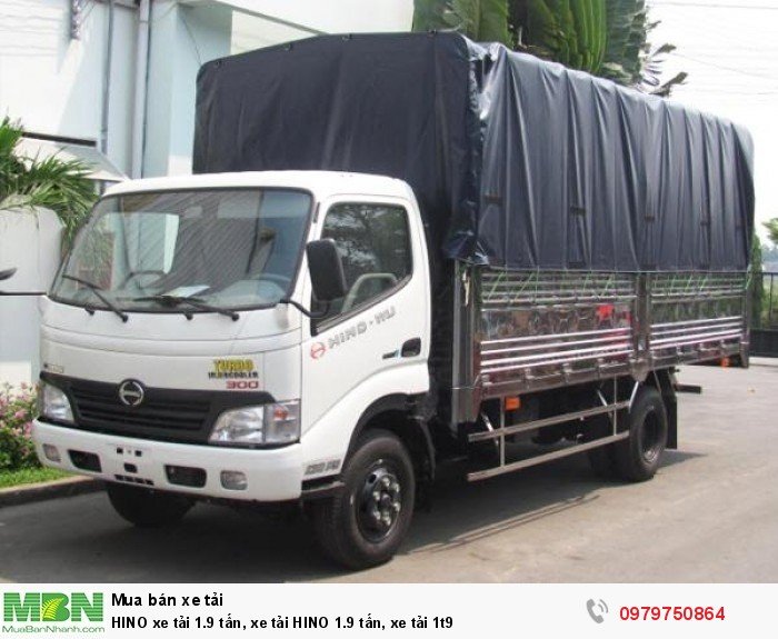 HINO xe tải 1.9 tấn, xe tải HINO 1.9 tấn, xe tải 1t9