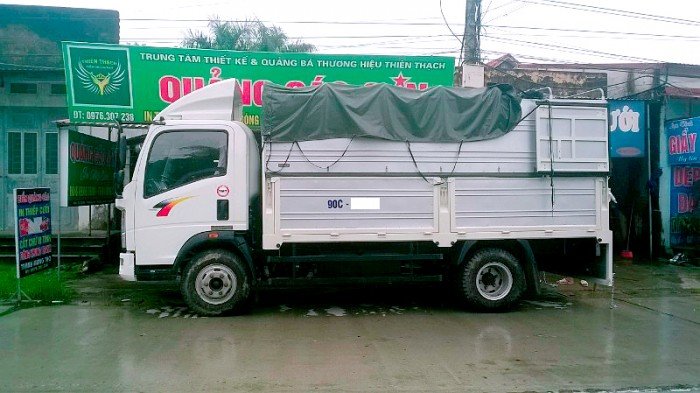 Bán xe tải TMT sinotruk 6 tấn thùng khung mui bạt ST8160T
