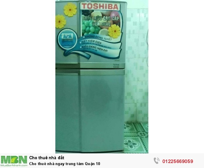 Cho thuê nhà ngay trung tâm Quận 10