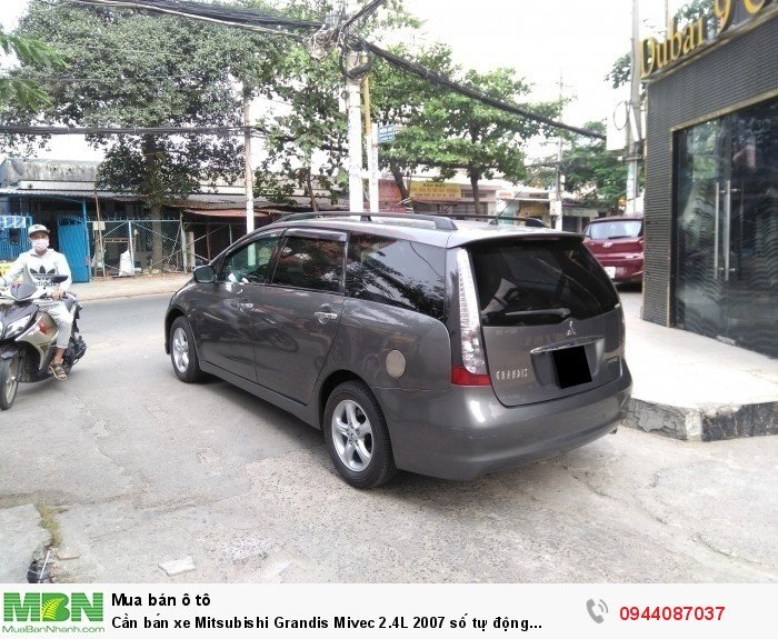 Cần bán xe Mitsubishi Grandis Mivec 2.4L 2007 số tự động màu xám