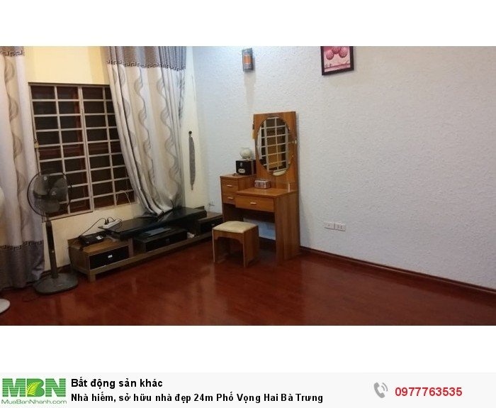Nhà hiếm, sở hữu nhà đẹp 24m Phố Vọng Hai Bà Trưng