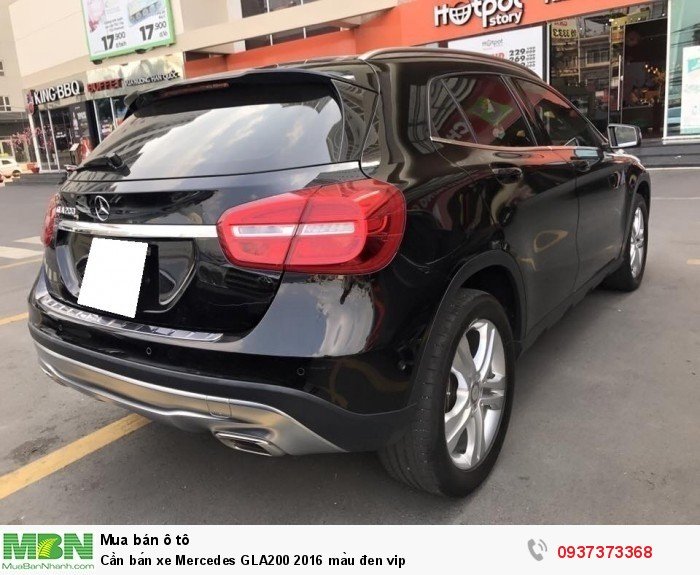 Cần bán xe Mercedes GLA200 2016 màu đen vip