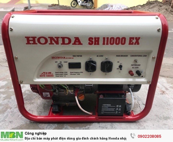 Địa chỉ bán máy phát điện dùng gia đình chính hãng Honda nhập khẩu uy tín nhất