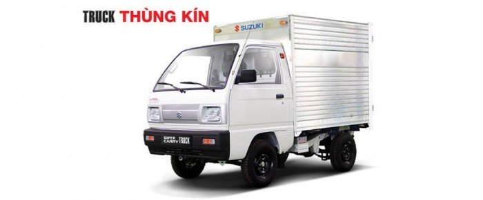 Bán ô tô Suzuki Super Carry Truck thùng kín đời 2017