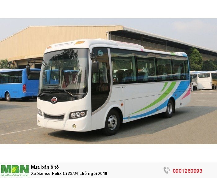 Xe Samco Felix Ci 29/34 chỗ ngồi 2018