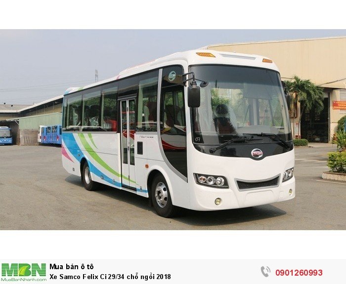 Xe Samco Felix Ci 29/34 chỗ ngồi 2018