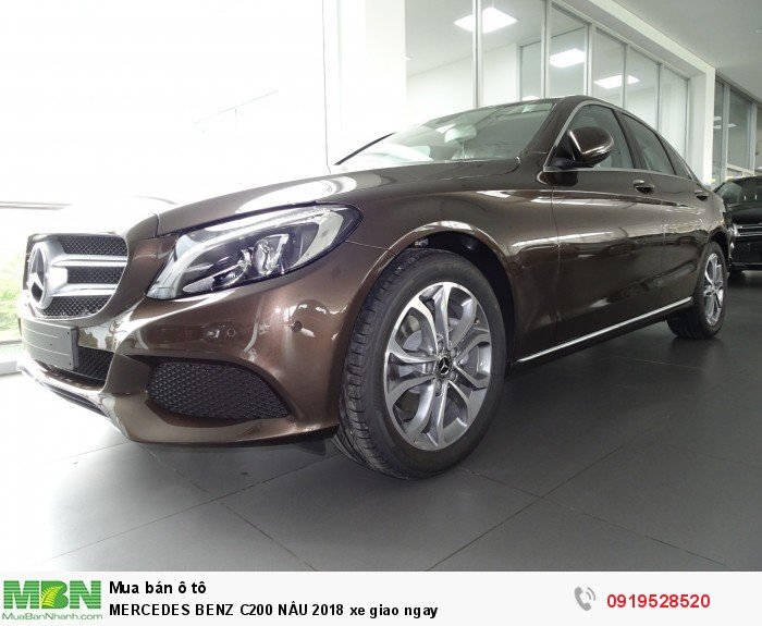 MERCEDES BENZ C200 NÂU 2018 xe giao ngay