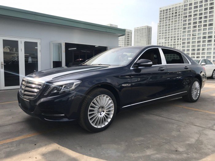 Xe Mercedes Benz S class Maybach S400 Xanh 2018