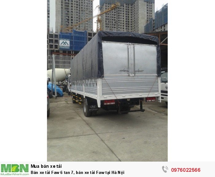 Bán xe tải Faw 6 tan 7, bán xe tải Faw tại Hà Nội
