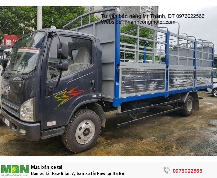 Bán xe tải Faw 6 tan 7, bán xe tải Faw tại Hà Nội