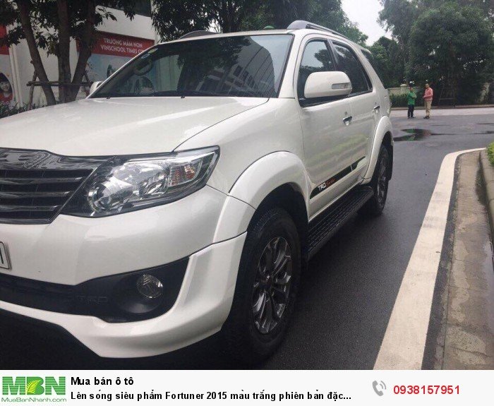Lên sóng siêu phẩm Fortuner 2015 màu trắng phiên bản đặc biệt Sportivo