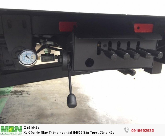 Xe Cứu Hộ Giao Thông Hyundai Hd650 Sàn Trượt Càng Kéo