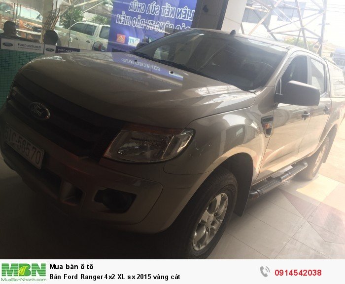 Bán Ford Ranger 4x2 XL sx 2015 vàng cát