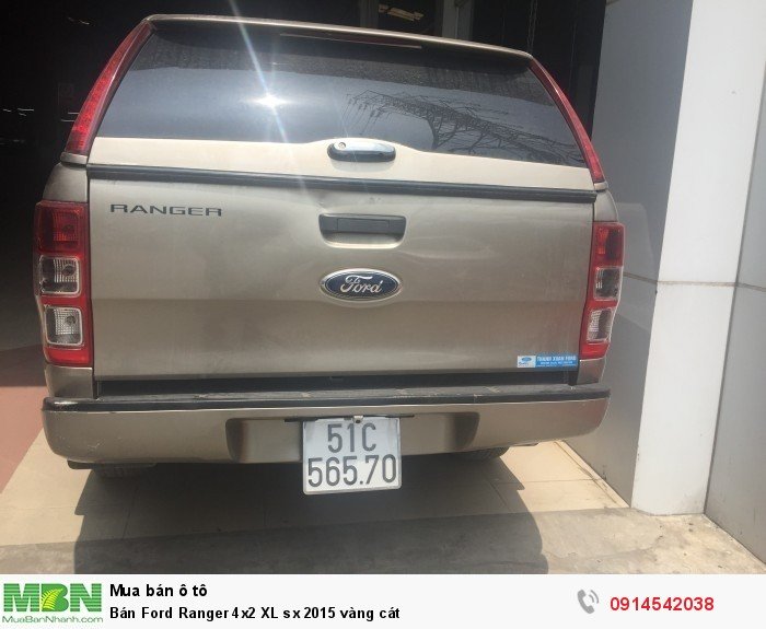 Bán Ford Ranger 4x2 XL sx 2015 vàng cát
