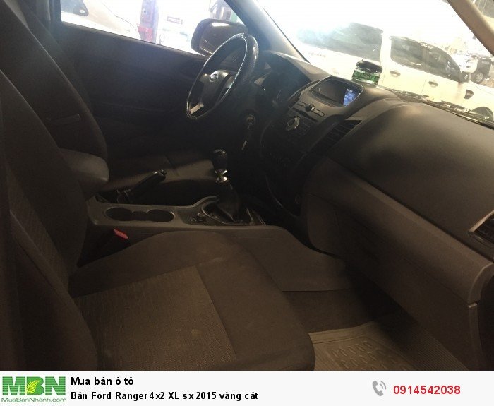 Bán Ford Ranger 4x2 XL sx 2015 vàng cát