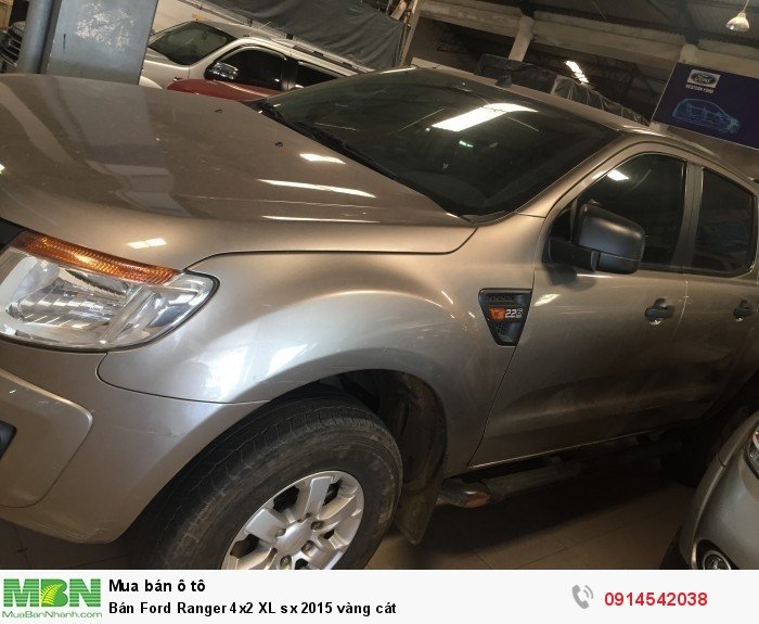 Bán Ford Ranger 4x2 XL sx 2015 vàng cát