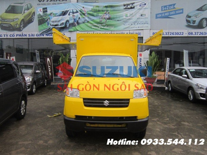 Xe Tải Suzuki Thùng Cánh Dơi Chạy Giờ Cấm Tải