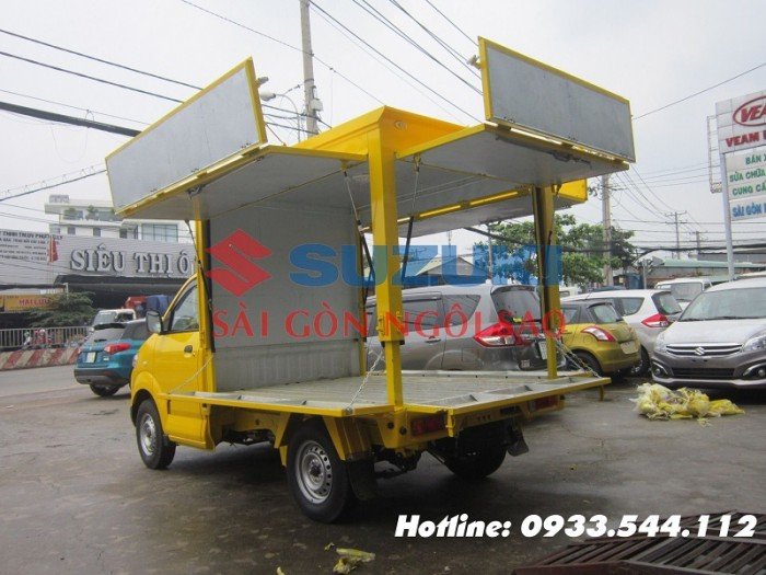 Xe Tải Suzuki Thùng Cánh Dơi Chạy Giờ Cấm Tải