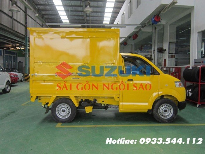 Xe Tải Suzuki Thùng Cánh Dơi Chạy Giờ Cấm Tải