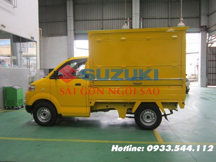 Xe Tải Suzuki Thùng Cánh Dơi Chạy Giờ Cấm Tải