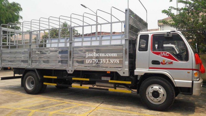 Jac 8 tấn, xe jac 8t4, tặng 100% phí trước bạ thùng dài 7300 * 2300 * 2275