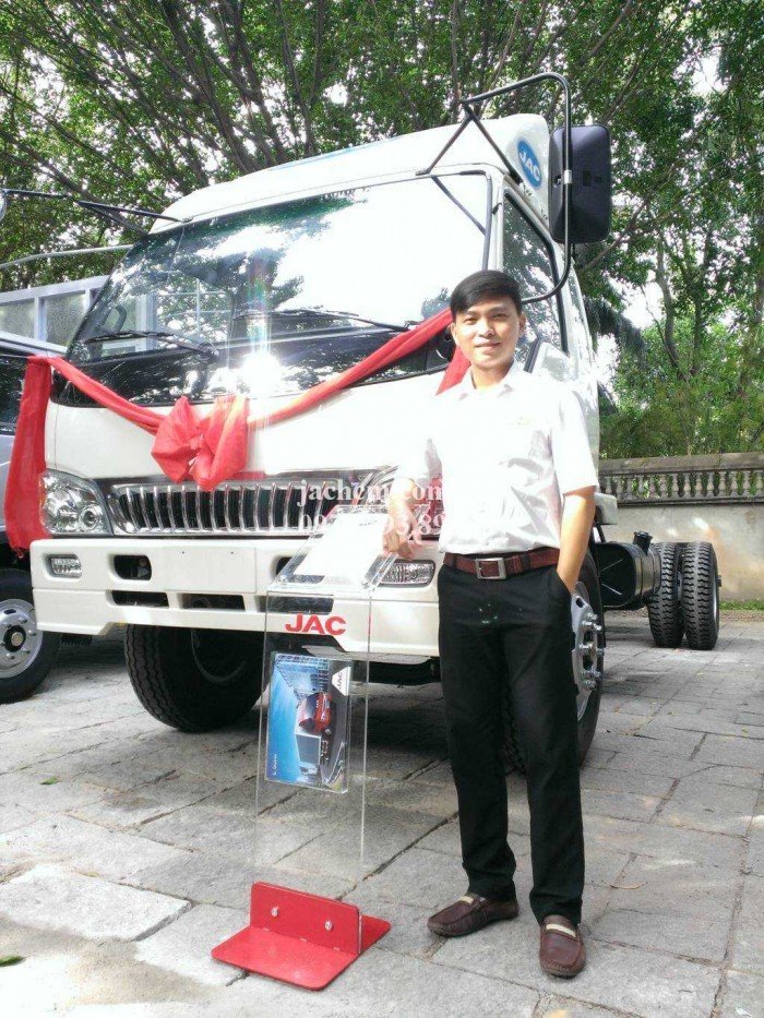 Jac 8 tấn, xe jac 8t4, tặng 100% phí trước bạ thùng dài 7300 * 2300 * 2275