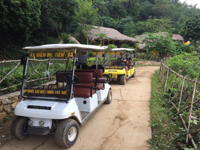 Xe điện Club Car hàng bãi Nhật (Xe điện sân golf, Xe điện chở khách)