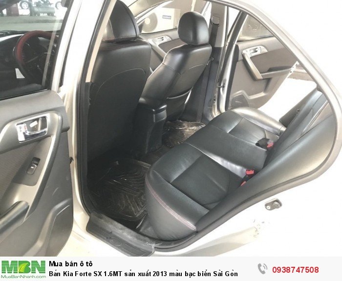 Bán Kia Forte SX 1.6MT sản xuất 2013 màu bạc biển Sài Gòn