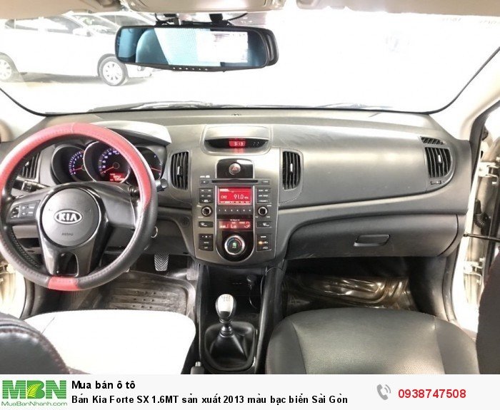 Bán Kia Forte SX 1.6MT sản xuất 2013 màu bạc biển Sài Gòn