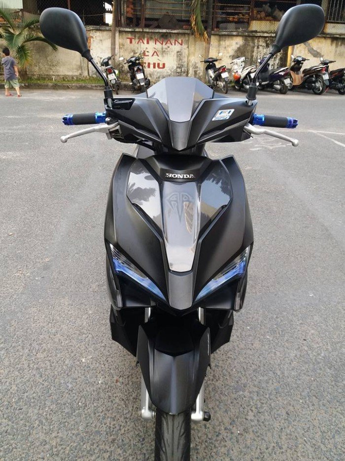 Honda Air Blade 125 Fi Xám Đen 2016 Remote Bản Cao Cấp Tem Hoa Văn Odo 7000Km