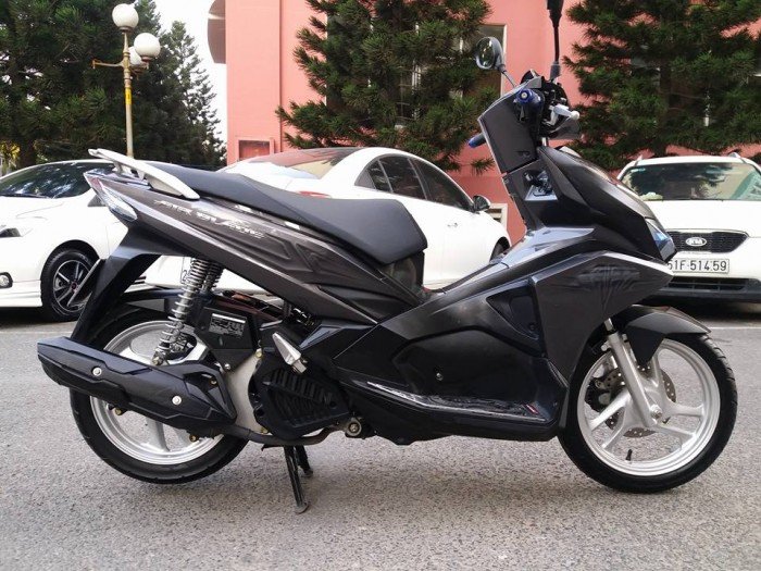Honda Air Blade 125 Fi Xám Đen 2016 Remote Bản Cao Cấp Tem Hoa Văn Odo 7000Km