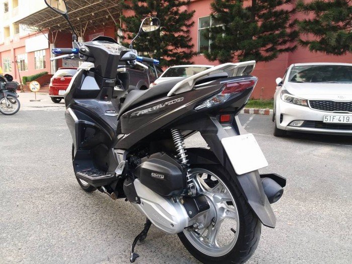 Honda Air Blade 125 Fi Xám Đen 2016 Remote Bản Cao Cấp Tem Hoa Văn Odo 7000Km
