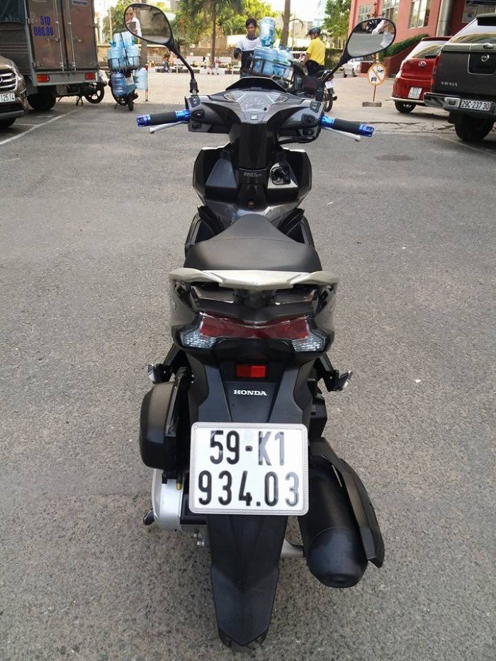 Honda Air Blade 125 Fi Xám Đen 2016 Remote Bản Cao Cấp Tem Hoa Văn Odo 7000Km