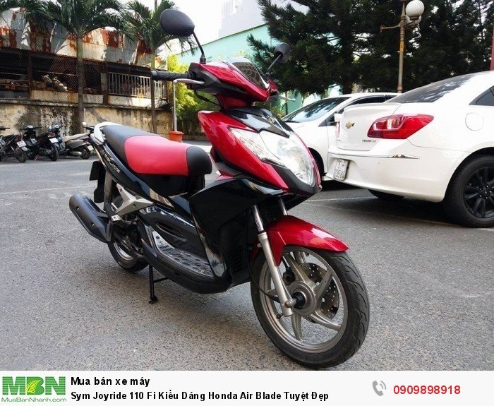 Sym Joyride 110 Fi Kiểu Dáng Honda Air Blade Tuyệt Đẹp
