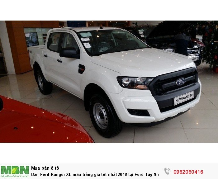 Bán Ford Ranger XL màu trắng giá tốt nhất 2018 tại Ford Tây Ninh, giá Ford Ranger XL giá rẻ.