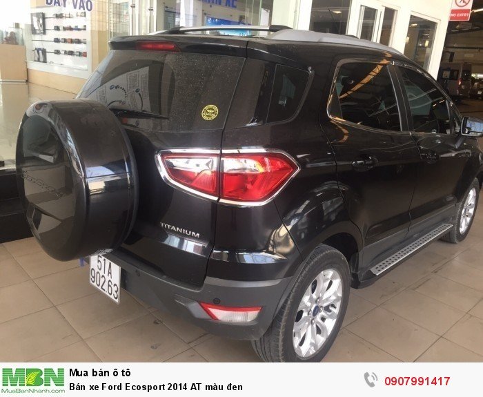 Bán xe Ford Ecosport 2014 AT màu đen