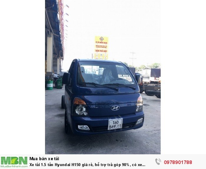 Xe tải 1.5 tấn Hyundai H150 giá rẻ, hỗ trợ trả góp 90%, có xe giao ngay