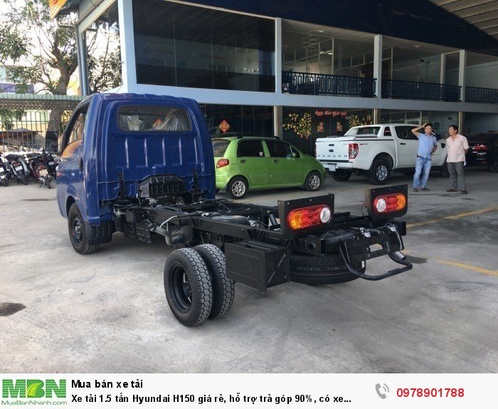 Xe tải 1.5 tấn Hyundai H150 giá rẻ, hỗ trợ trả góp 90%, có xe giao ngay